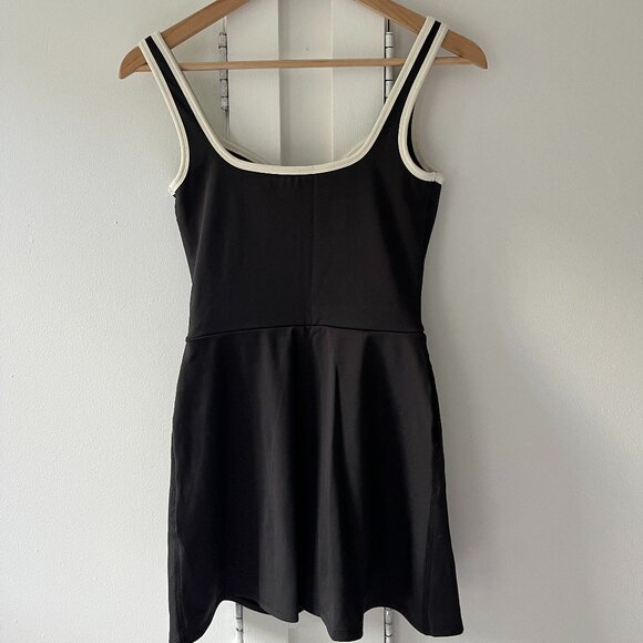 Reformation EcoMove Activewear Dress Skort - Black/White - Size S - Picture 3 of 5